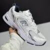 نیو بالانس 530 سفید سورمهای New Balance 530 White Navy نیو بالانس 530 سفید سورمهای New Balance 530 White Navy