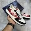 کفش نایک ایر جردن وان لو ترویس اسکات کاز Nike Air Jordan 1 Low Travis Scott KAWS - تصویر 2