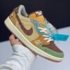 کفش نایک ایر جردن ۱ لو وودو قهوه‌ای  Nike Air Jordan 1 Low Voodoo Brown