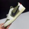 کفش نایک ایر جردن وان لو تراویس اسکات مدیوم الیو Nike Air Jordan 1 Low Travis Scott Medium Olive - تصویر 2