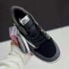 کفش نایک ایر جردن وان لو تراویس اسکات مشکی طوسی چرمی  Nike Air Jordan 1 Low Travis Scott Black Grey Leather
