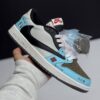 کفش نایک ایر جردن ۱ لو تراویس اسکات بی‌ ام‌ و  Nike Air Jordan 1 Low Travis Scott BMW