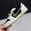 کفش نایک ایر جردن ۱ لو تراویس اسکات الیو Nike Air Jordan 1 Low Travis Scott Olive - تصویر 2