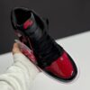 کفش نایک ایر جردن وان ساقدار ورنی مشکی قرمز  Nike Air Jordan 1 High Patent Bred
