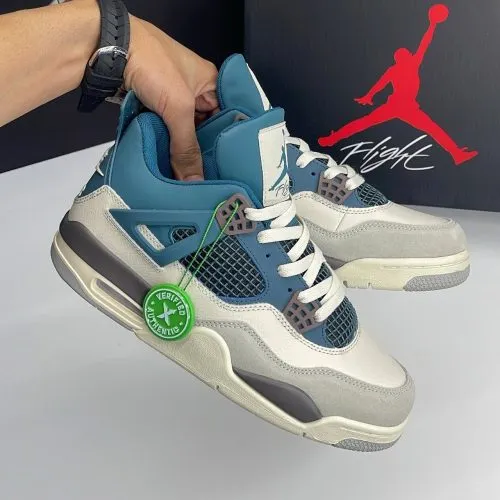 کفش نایک جردن فور رترو اسنورلکس Nike Jordan 4 Retro Snorlax - تصویر 3
