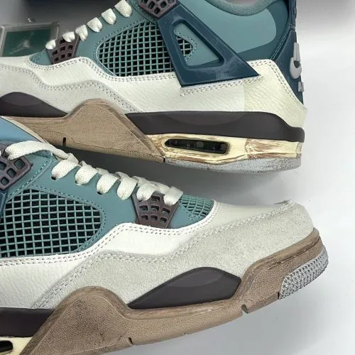 کفش نایک ایر جردن فور رترو اسنورلکس کاستوم ( مسترکوالتی ) Jordan 4 Retro Snorlax Custom - تصویر 5