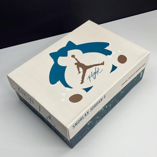 کفش نایک ایر جردن فور رترو اسنورلکس کاستوم ( مسترکوالتی ) Jordan 4 Retro Snorlax Custom کفش نایک ایر جردن فور رترو اسنورلکس کاستوم ( مسترکوالتی ) Jordan 4 Retro Snorlax Custom