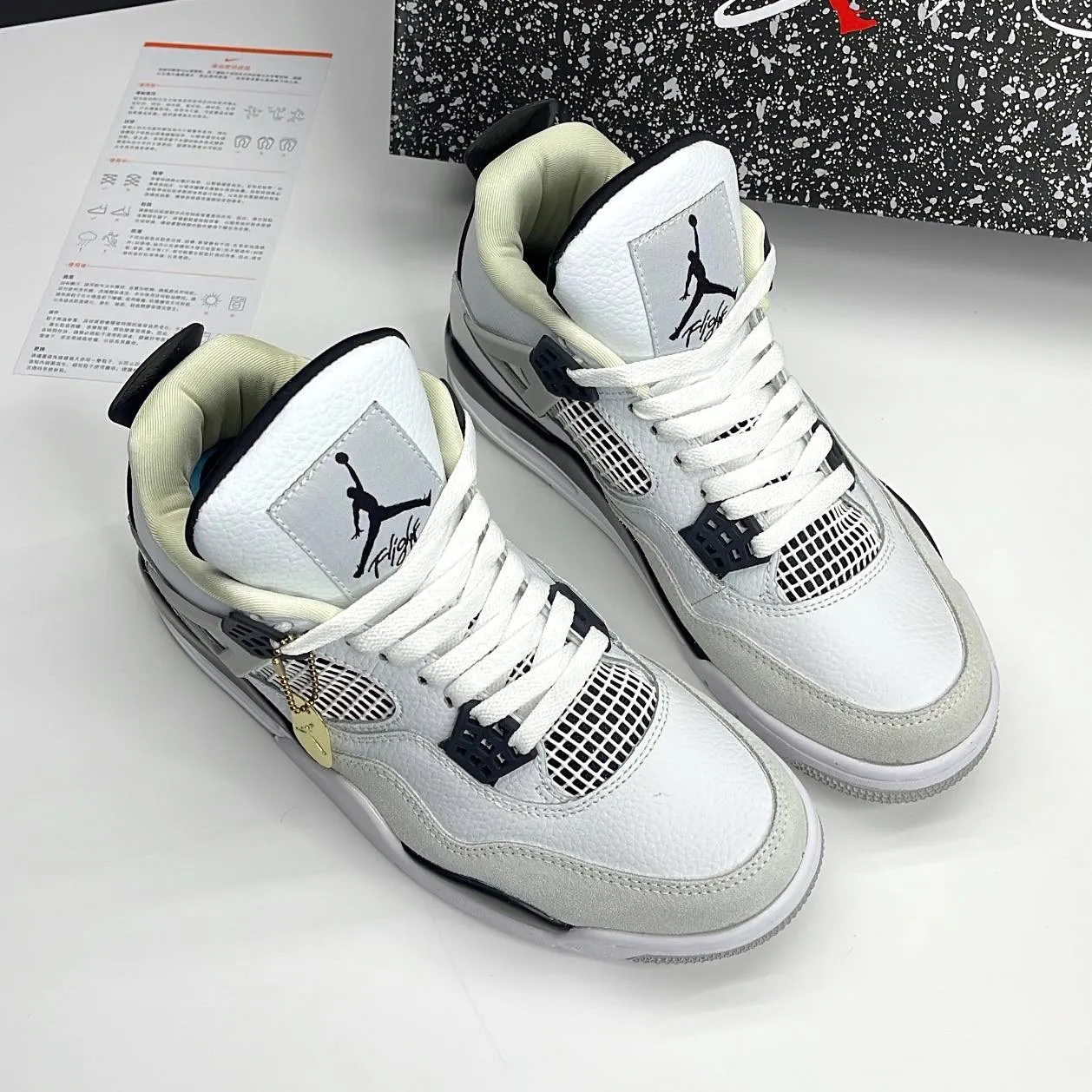 کفش نایک ایر جردن فور رترو میلیتاری بلک Nike Air Jordan 4 Retro Military Black کفش نایک ایر جردن فور رترو میلیتاری بلک Nike Air Jordan 4 Retro Military Black - تصویر 2