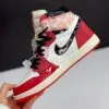 کفش نایک ایر جردن وان ساقدار اسپایدرمن Nike Air Jordan 1 High Spider-Man - تصویر 2