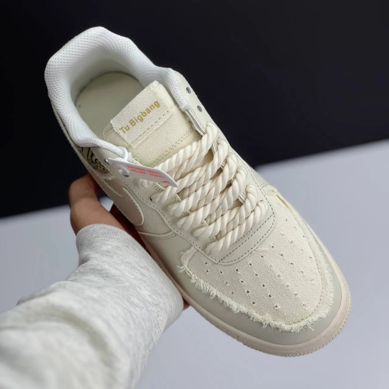 نایک ایر فورس وان بیگ بنگ کرم Nike Air Force 1 Big Bang Cream نایک ایر فورس وان بیگ بنگ کرم Nike Air Force 1 Big Bang Cream - تصویر 4