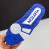 کفش لویی ویتون نایک سفید آبی Louis Vuitton x Nike White Blue کفش لویی ویتون نایک سفید آبی Louis Vuitton x Nike White Blue
