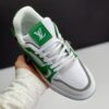 کفش لویی ویتون نایک سفید سبز Louis Vuitton x Nike White Green کفش لویی ویتون نایک سفید سبز Louis Vuitton x Nike White Green