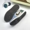 کفش نایک ایر جردن وان لو تراویس اسکات آبی سبز سوئد Nike Air Jordan 1 Low Travis Scott Blue Green Suede - تصویر 2