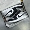 کفش نایک ایر جردن وان لو مشکی طوسی شادوو Nike Air Jordan 1 Low Shadow - تصویر 2