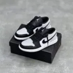 کفش نایک ایر جردن وان لو مشکی طوسی شادوو Nike Air Jordan 1 Low Shadow