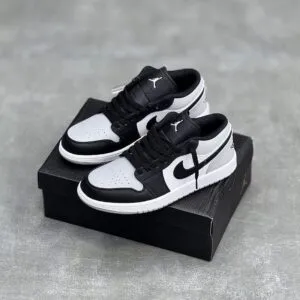 کفش نایک ایر جردن وان لو مشکی طوسی شادوو Nike Air Jordan 1 Low Shadow