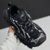 کفش بالنسیاگا 3XL مشکی سفید Balenciaga 3XL Black White کفش بالنسیاگا 3XL مشکی سفید Balenciaga 3XL Black White