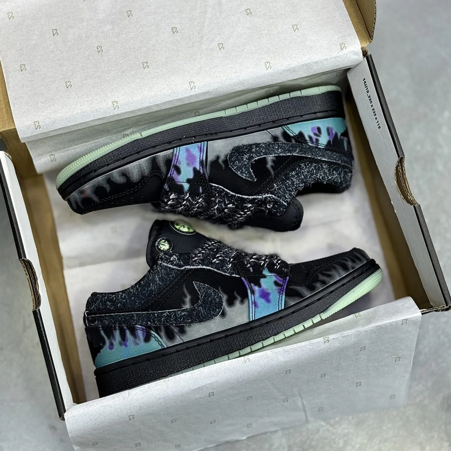 کفش نایک جردن وان لو چشم گربه Nike Air Jordan 1 Low Cat Eye Reflective - تصویر 2