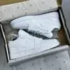 کفش نایک ایر جردن وان لو تمام سفید Nike Air Jordan 1 Low Triple White کفش نایک ایر جردن وان لو تمام سفید Nike Air Jordan 1 Low Triple White - تصویر 2