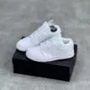 کفش نایک ایر جردن وان لو تمام سفید Nike Air Jordan 1 Low Triple White کفش نایک ایر جردن وان لو تمام سفید Nike Air Jordan 1 Low Triple White