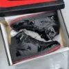 کفش نایک ایر جردن وان ساقدار ورنی بلکند Nike Air Jordan 1 High Patent Blackend - تصویر 3