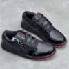 کفش نایک ایر جردن وان لو مشکی ورنی بلکند Nike Air Jordan 1 Low Black Patent - تصویر 3