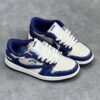 کفش نایک ایر جردن وان لو تراویس اسکات گوچی سفید سرمه‌ای Nike Air Jordan 1 Low Travis Scott Gucci