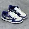 کفش نایک ایر جردن وان لو تراویس اسکات گوچی سفید سرمه‌ای Nike Air Jordan 1 Low Travis Scott Gucci - تصویر 3