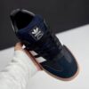 کفش آدیداس سامبا XL LG مشکی سفید Adidas Samba XL LG Black White