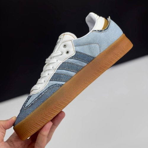 کفش آدیداس سامبا XL LG آبی Adidas Samba XL LG Blue کفش آدیداس سامبا XL LG آبی Adidas Samba XL LG Blue
