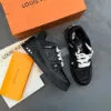 کفش لویی ویتون ترینر تمام مشکی Louis Vuitton Trainer Triple Black