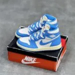 کفش نایک ایر جردن وان ساقدار شیکاگو لاست اند فاند آبی Nike Air Jordan 1 High Chicago Lost & Found Blue