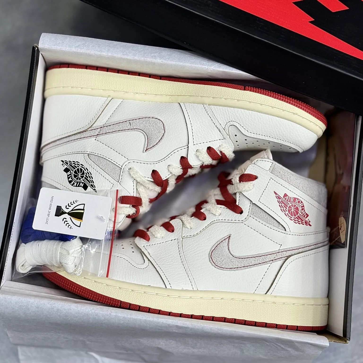 کفش نایک ایر جردن وان ساقدار دوبندی Nike Air Jordan 1 High Double Lace - تصویر 2