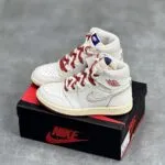 کفش نایک ایر جردن وان ساقدار دوبندی Nike Air Jordan 1 High Double Lace