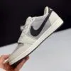 کفش نایک ایر جردن وان لو تراویس اسکات لویی ویتون کرم قهوه‌ای Nike Air Jordan 1 Low Travis Scott Louis Vuitton Brown - تصویر 2