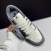 کفش نایک ایر جردن وان لو تراویس اسکات لویی ویتون کرم طوسی روشن | Nike Air Jordan 1 Low Travis Scott Louis Vuitton Light Grey - تصویر 4