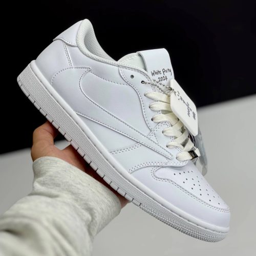 کفش نایک ایر جردن وان لو تراویس اسکات وایت پارتی Nike Air Jordan 1 Low Travis Scott White Party کفش نایک ایر جردن وان لو تراویس اسکات وایت پارتی Nike Air Jordan 1 Low Travis Scott White Party