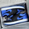 کفش نایک ایر جردن وان لو آبی مشکی Nike Air Jordan 1 Low Blue Black کفش نایک ایر جردن وان لو آبی مشکی Nike Air Jordan 1 Low Blue Black