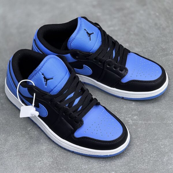 کفش نایک ایر جردن وان لو آبی مشکی Nike Air Jordan 1 Low Blue Black کفش نایک ایر جردن وان لو آبی مشکی Nike Air Jordan 1 Low Blue Black