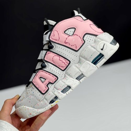 کفش نایک ایر مور آپتمپو کرم صورتی Nike Air More Uptempo Cream Pink کفش نایک ایر مور آپتمپو کرم صورتی Nike Air More Uptempo Cream Pink