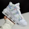 کفش نایک ایر مور آپتمپو سفید آبی کهکشانی Nike Air More Uptempo Galaxy White Blue کفش نایک ایر مور آپتمپو سفید آبی کهکشانی Nike Air More Uptempo Galaxy White Blue