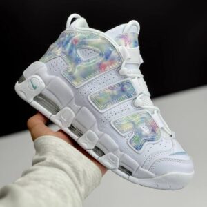 کفش نایک ایر مور آپتمپو سفید آبی کهکشانی Nike Air More Uptempo Galaxy White Blue کفش نایک ایر مور آپتمپو سفید آبی کهکشانی Nike Air More Uptempo Galaxy White Blue