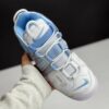 کفش نایک ایر مور آپتمپو سفید آبی Nike Air More Uptempo White Blue