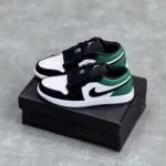کفش نایک ایر جردن وان لو سبز مشکی Nike Air Jordan 1 Low Green Black