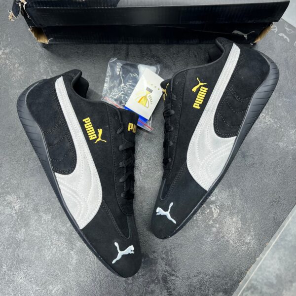کفش پوما اسپید کت مشکی سفید Puma Speedcat Black White کفش پوما اسپید کت مشکی سفید Puma Speedcat Black White