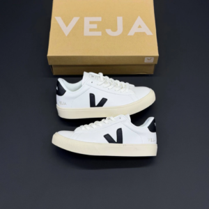کفش وجا کامپو سفید مشکی Veja Campo White Black کفش وجا کامپو سفید مشکی Veja Campo White Black