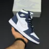 کفش نایک ایر جردن وان ساقدار رترو سرمه‌ای Nike Air Jordan 1 Retro High Navy - تصویر 3