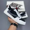 کفش نایک ایر جردن وان لو تراویس اسکات سیل طوسی Nike Air Jordan 1 Low Travis Scott Sail Grey - تصویر 2