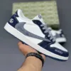 کفش نایک تراویس اسکات گوچی سفید سرمه‌ای Nike Travis Scott Gucci White Navy - تصویر 3