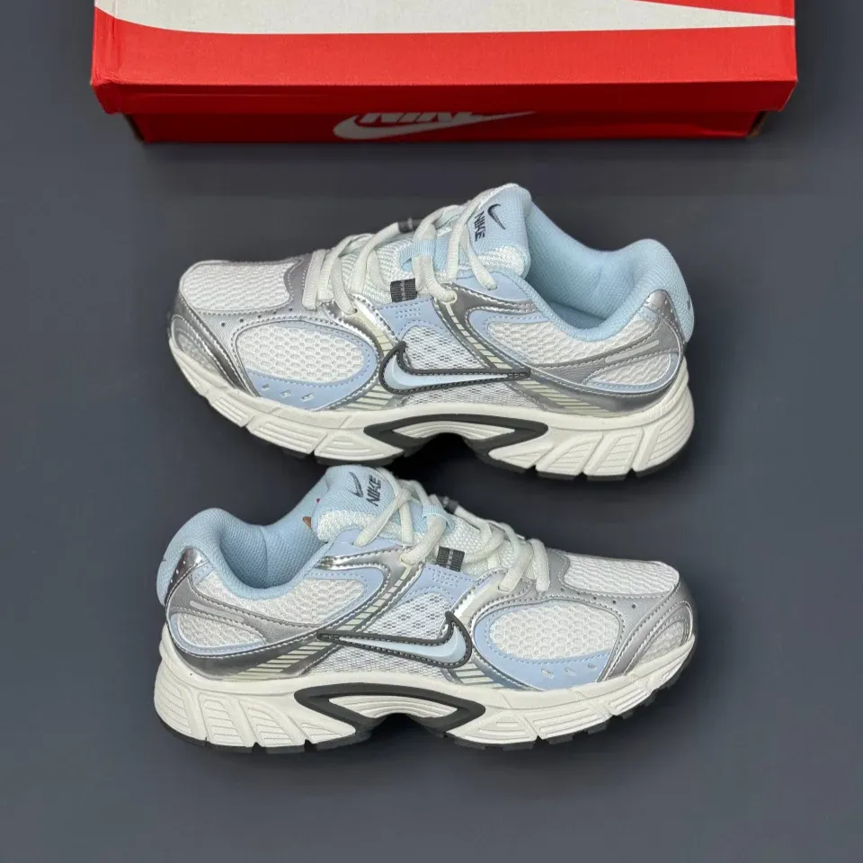 کفش نایک وی فایو کی ران آبی نقره ای Nike V5K Run Blue Silver - تصویر 6
